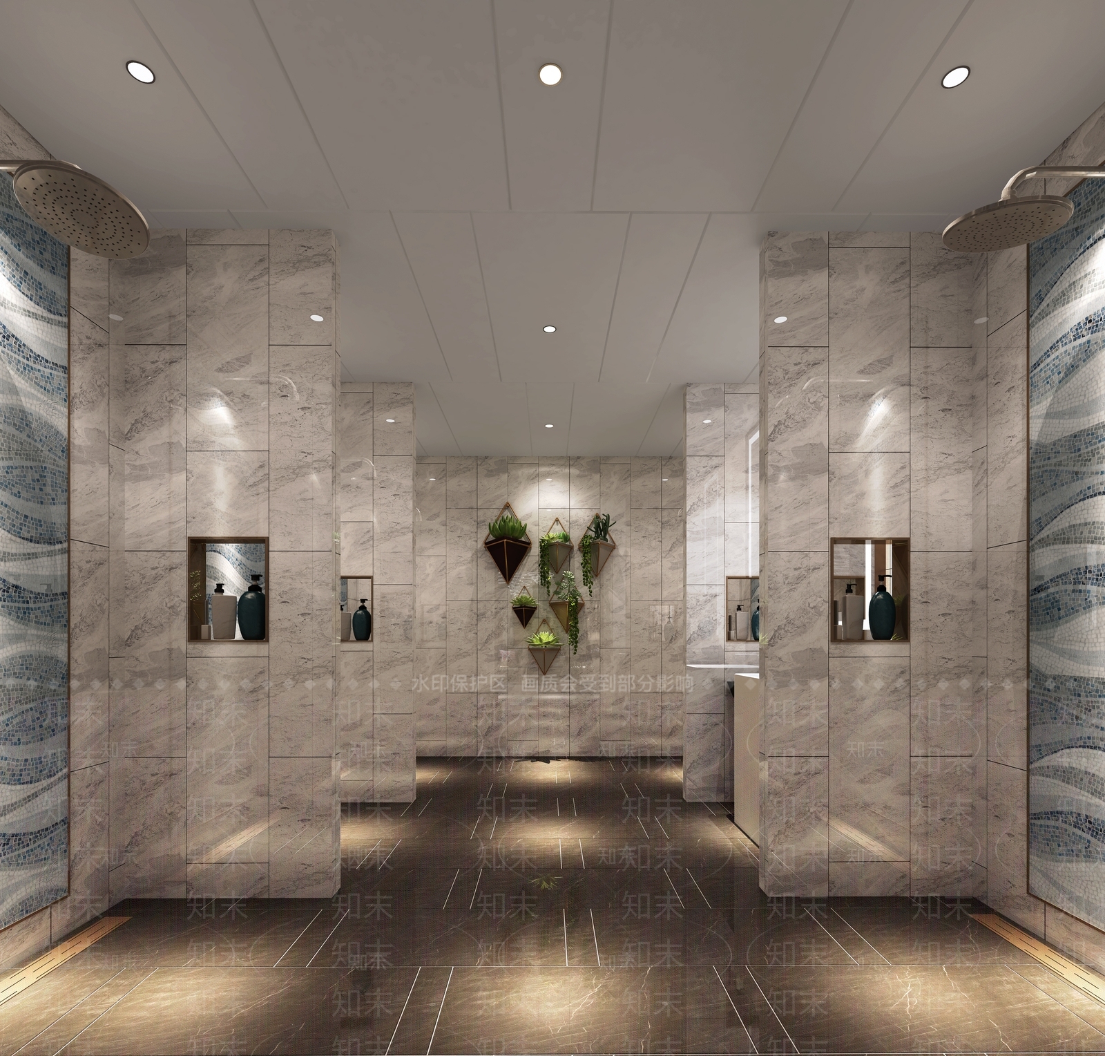 新中式足浴会所3D模型下载【ID:799112114】