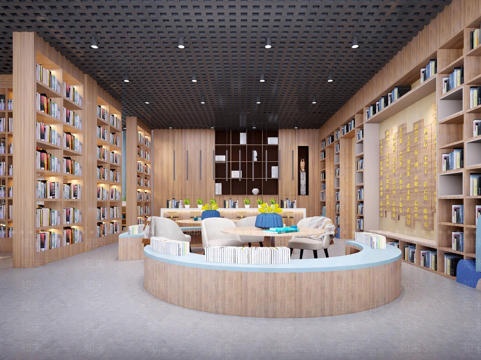 现代书店3D模型下载【ID:799121931】