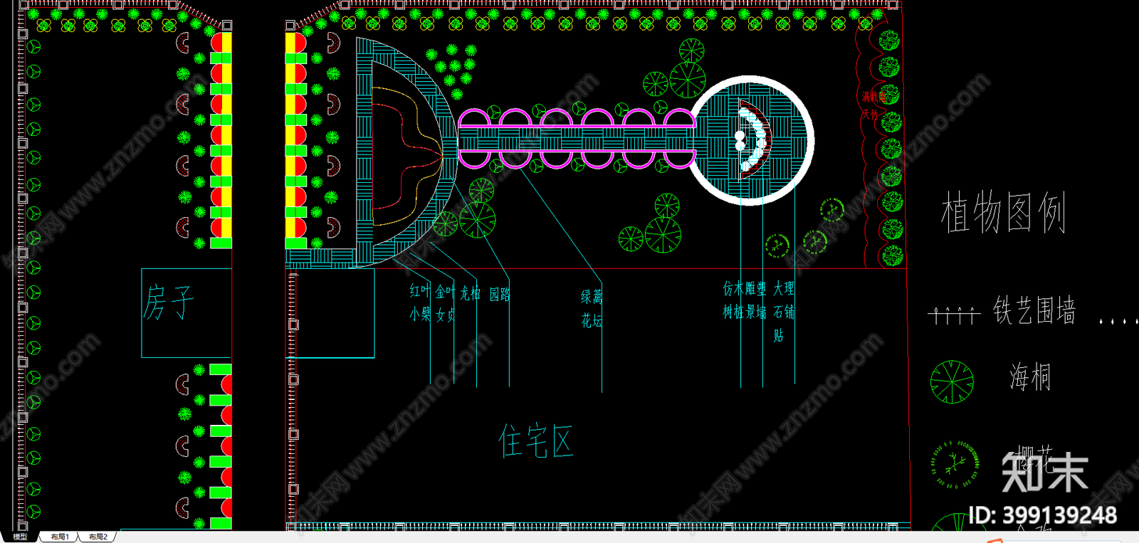 某中学环境cad施工图下载【ID:399139248】