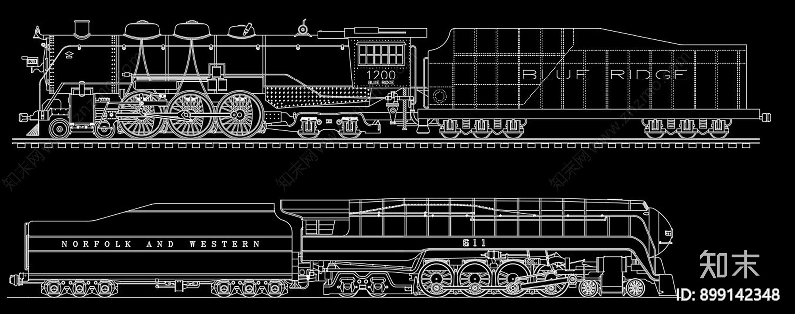 火车CAD图库施工图下载【ID:899142348】