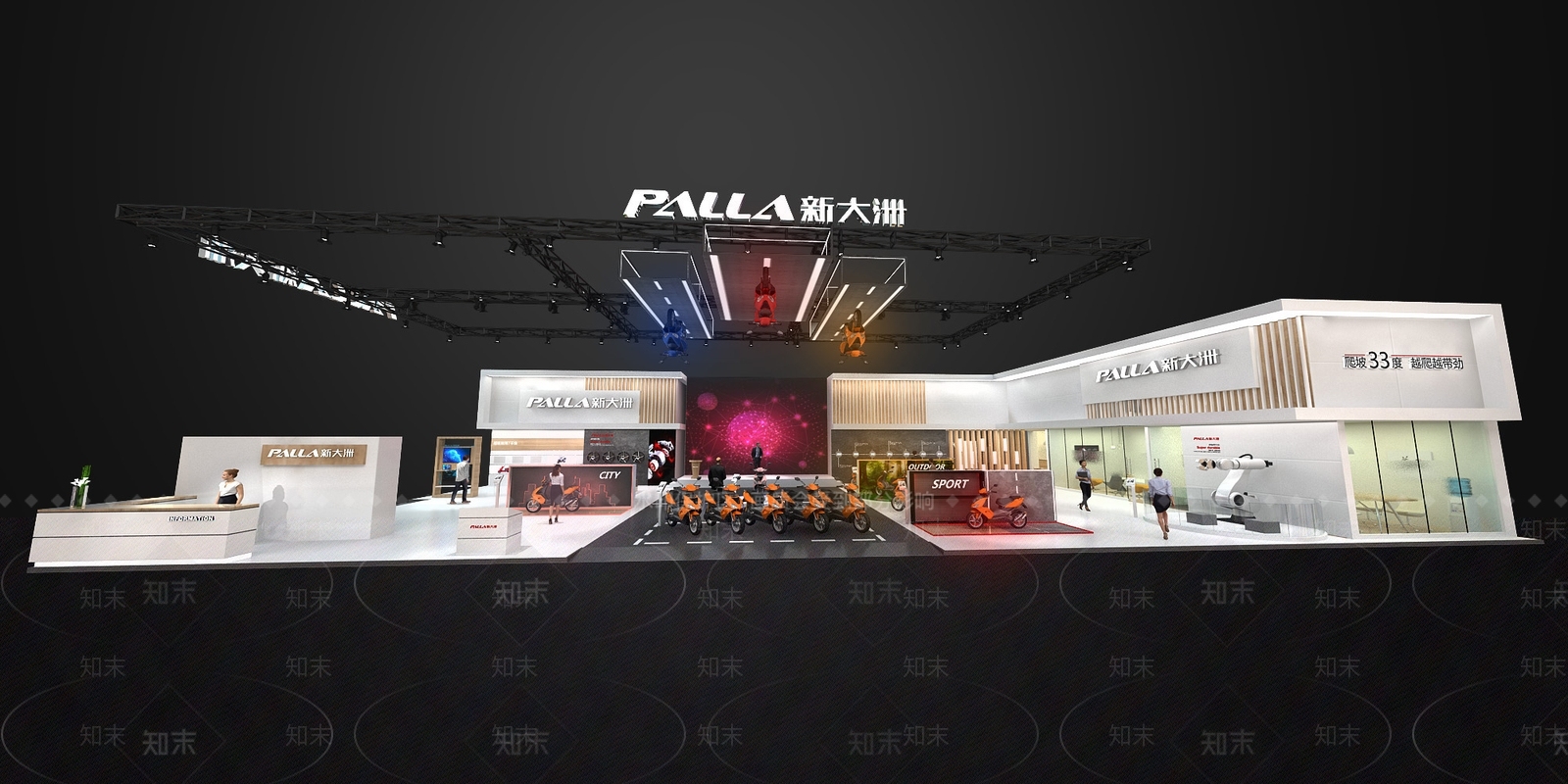 现代车展3D模型下载【ID:599172426】