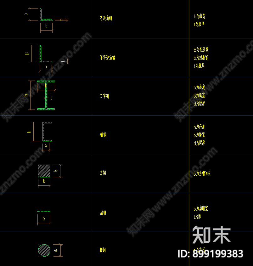 五金构件cad施工图下载【ID:899199383】