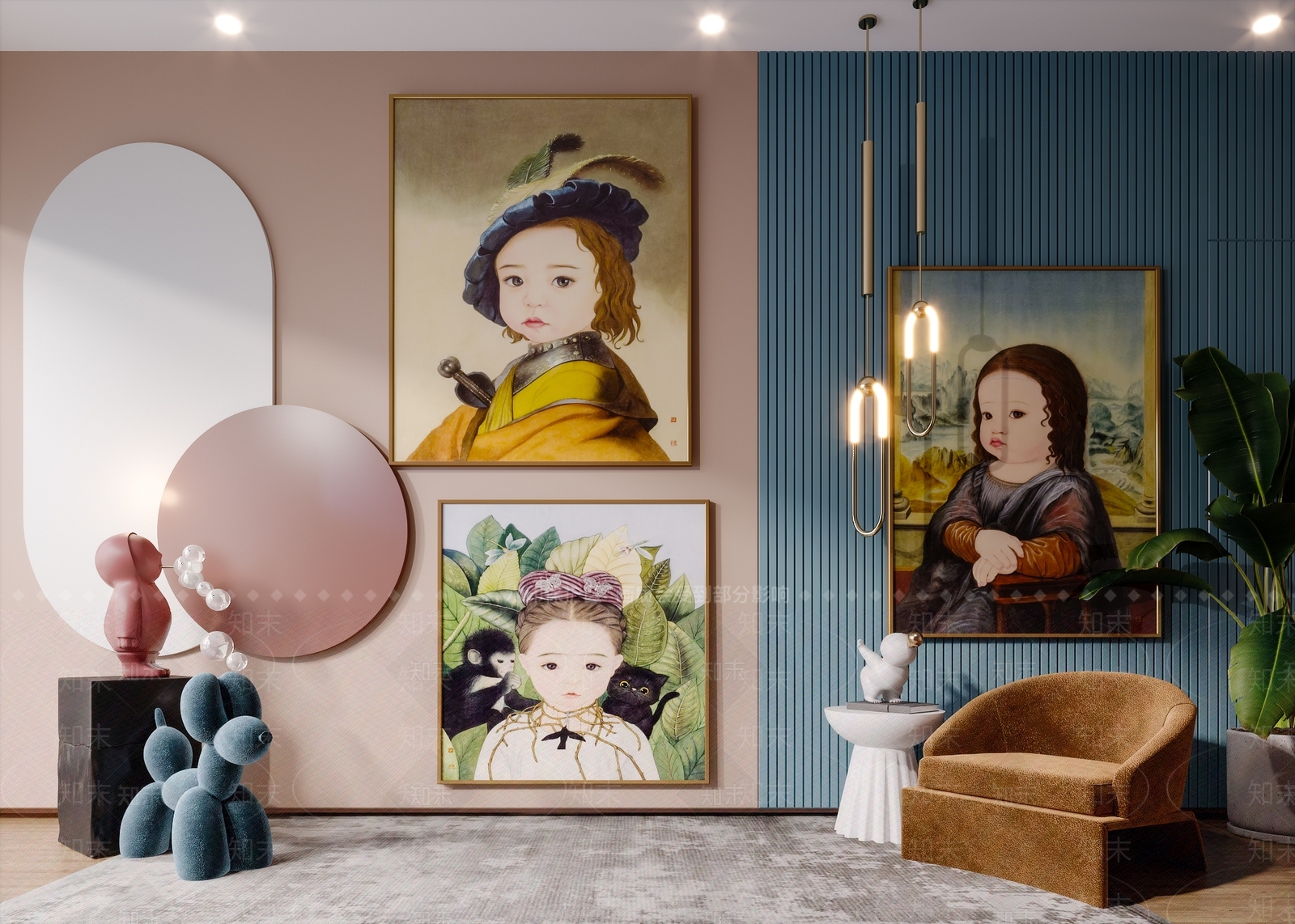 现代儿童休闲区3D模型下载【ID:499250585】