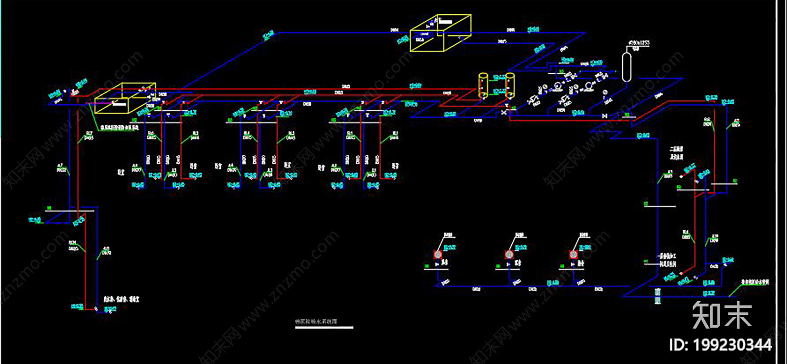 动物医院建筑cad施工图下载【ID:199230344】