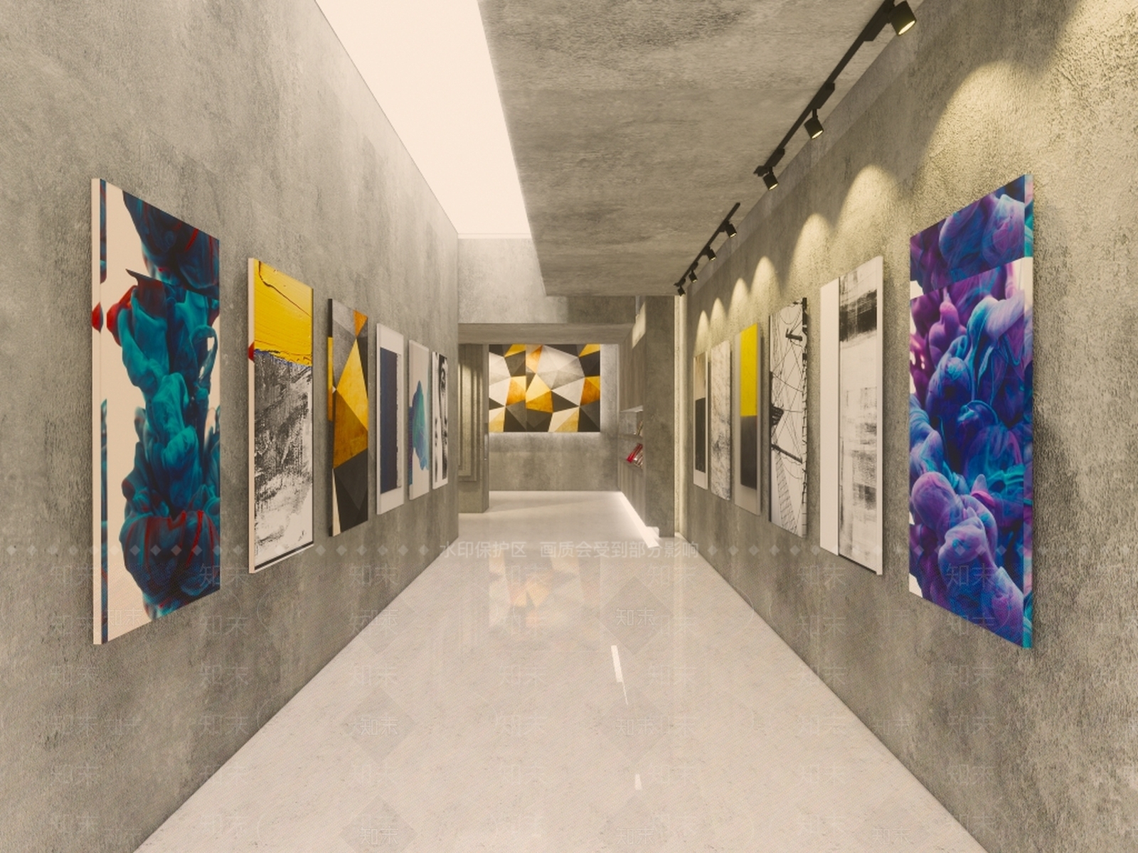 其他商业展厅SU模型下载【ID:299235999】