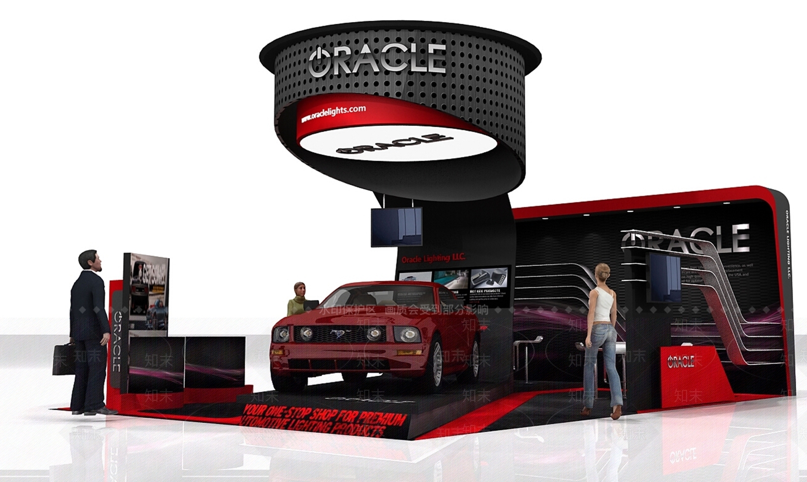 现代车展3D模型下载【ID:599239487】