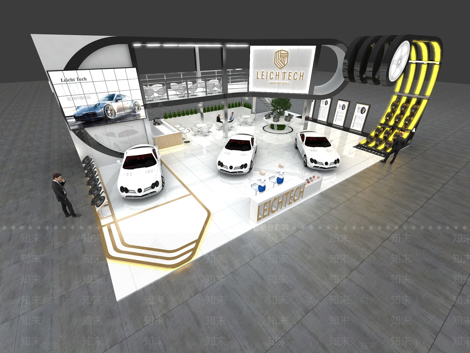 现代车展3D模型下载【ID:599240417】