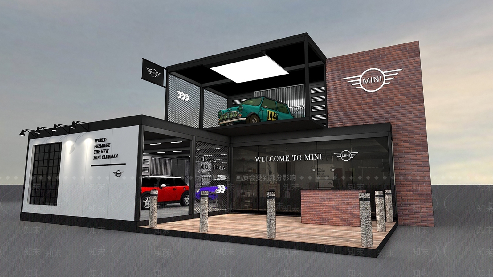 现代车展3D模型下载【ID:599240426】