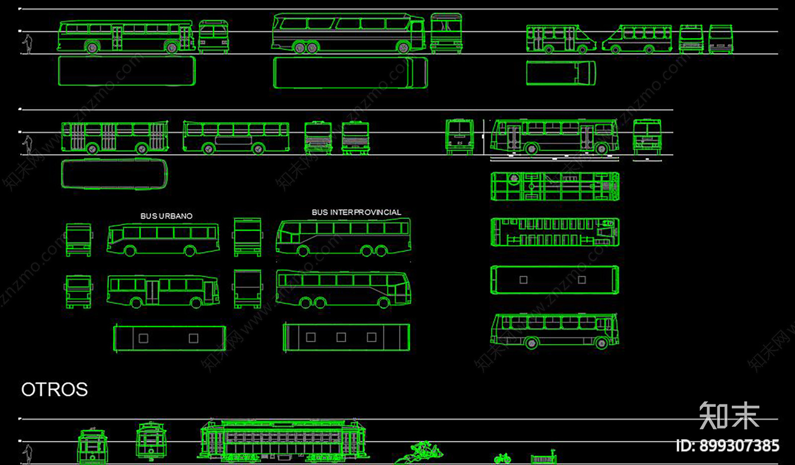 各种车辆施工图下载【ID:899307385】