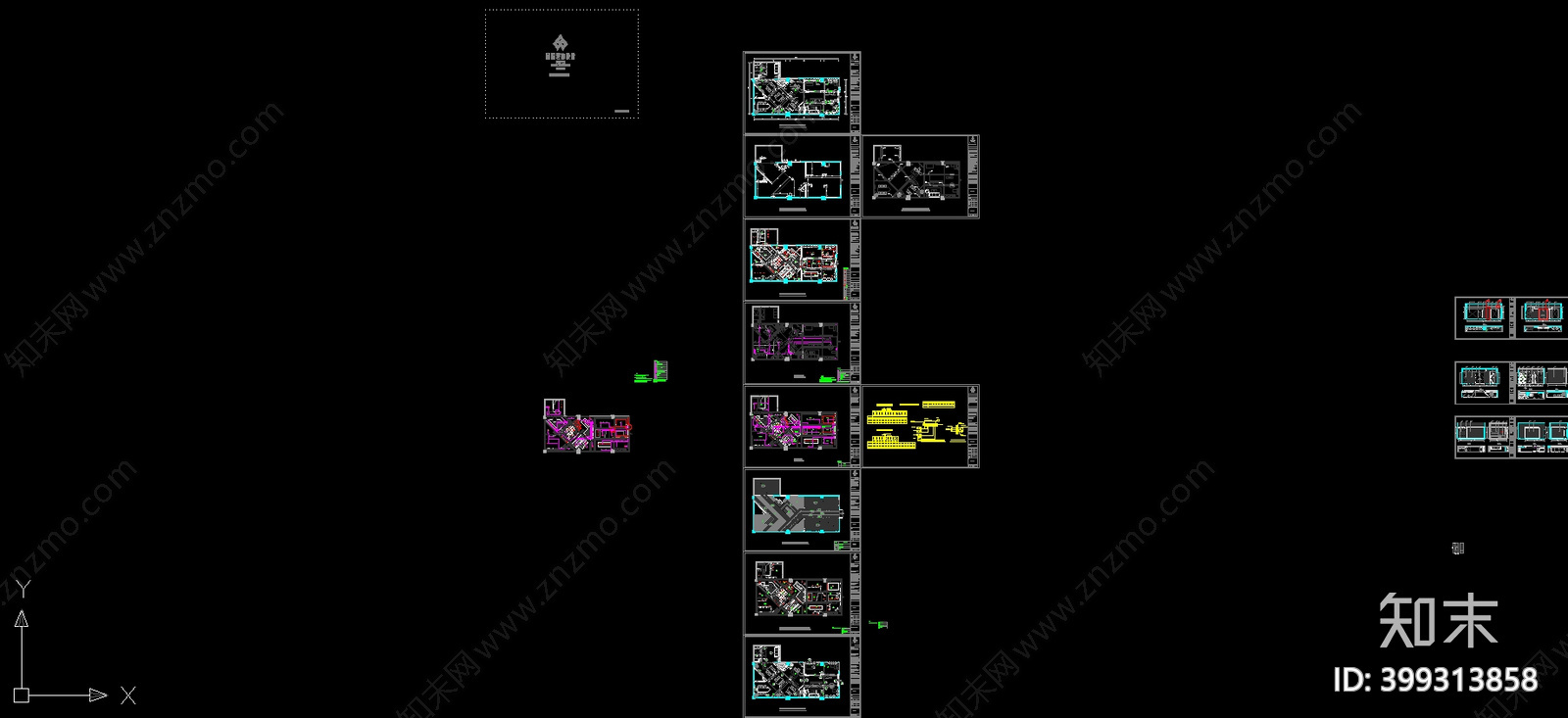 商业空间专卖店cad施工图下载【ID:399313858】