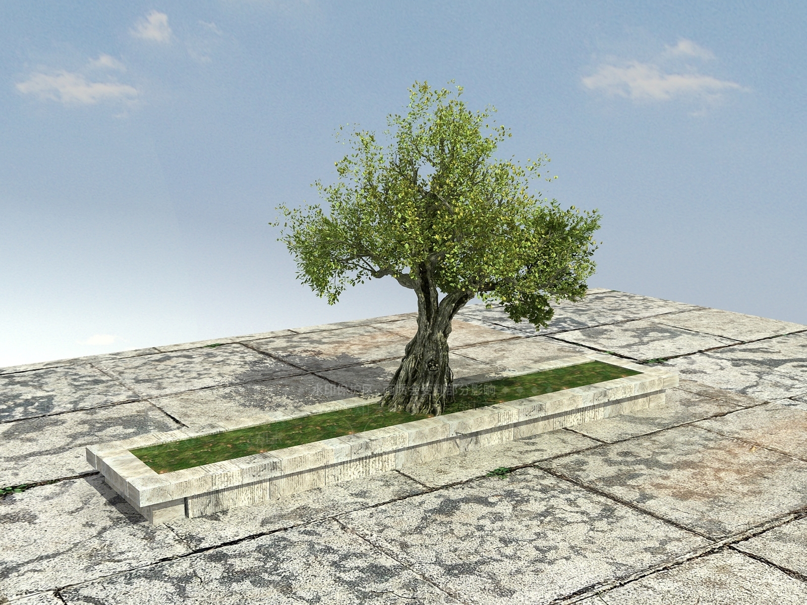现代树木3D模型下载【ID:399327641】