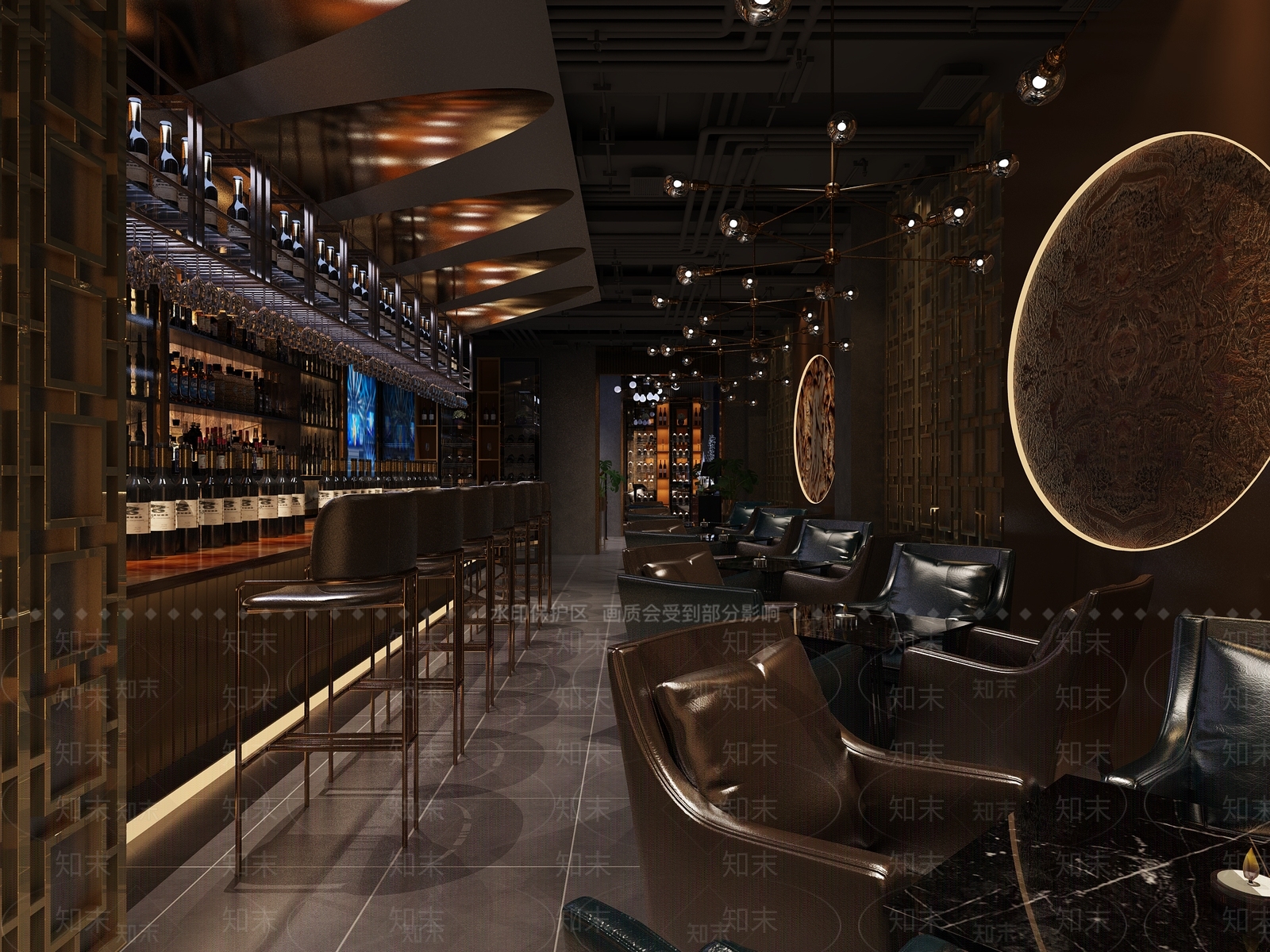 新古典酒吧3D模型下载【ID:499327497】