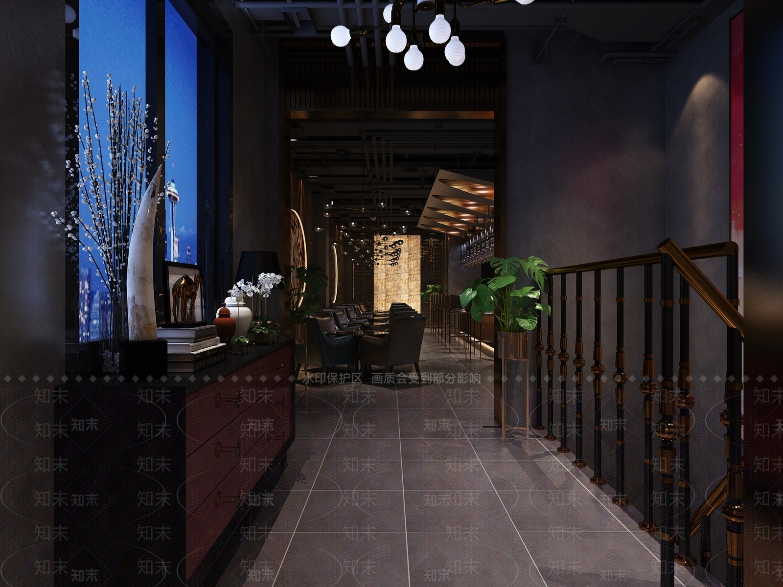新古典酒吧3D模型下载【ID:499327497】