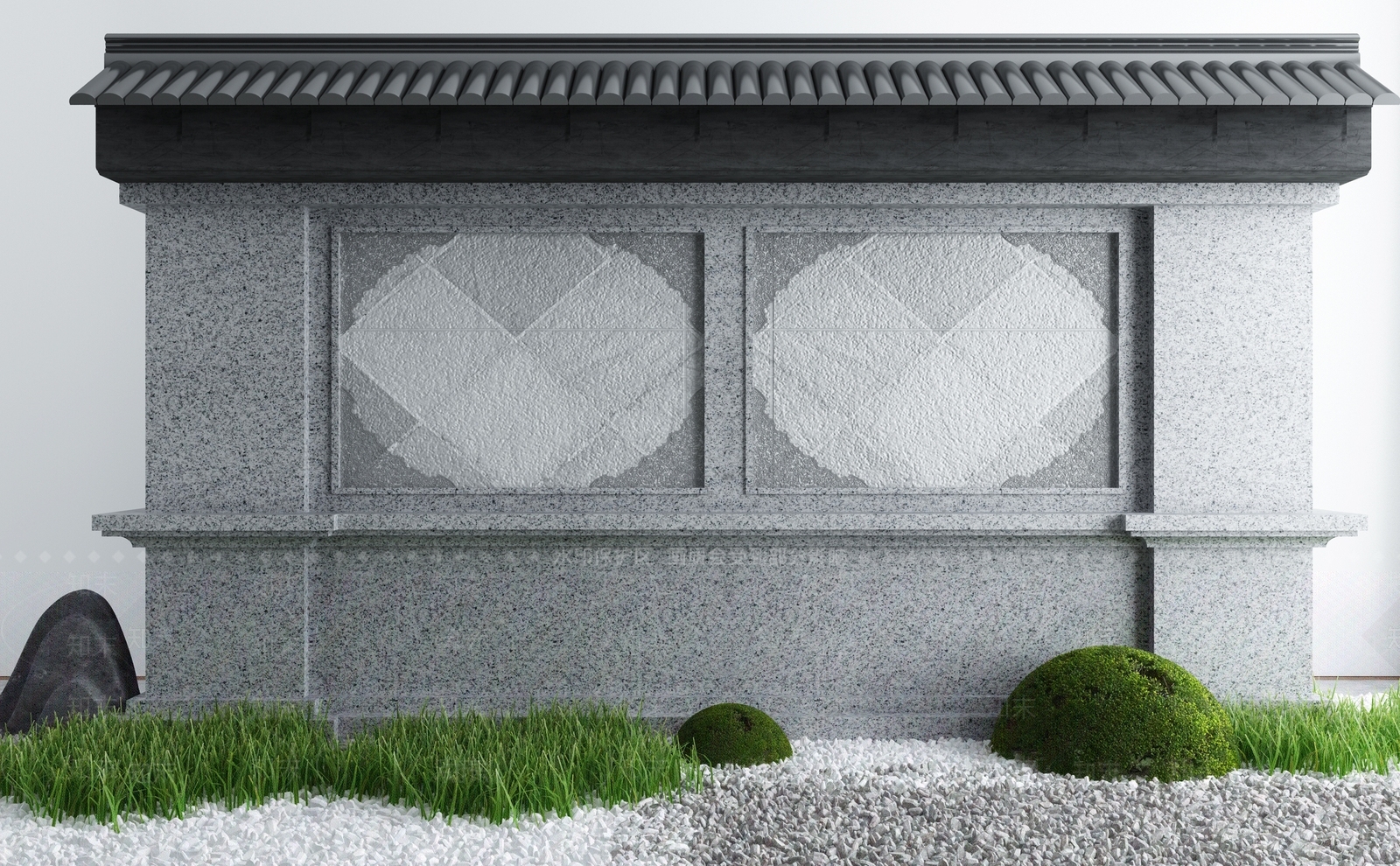 新中式牌楼牌坊3D模型下载【ID:999332209】