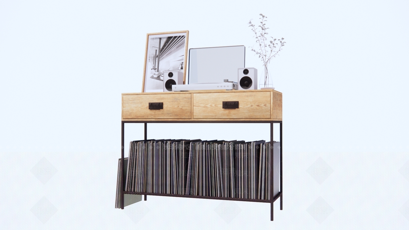 现代展示架SU模型下载【ID:299380569】