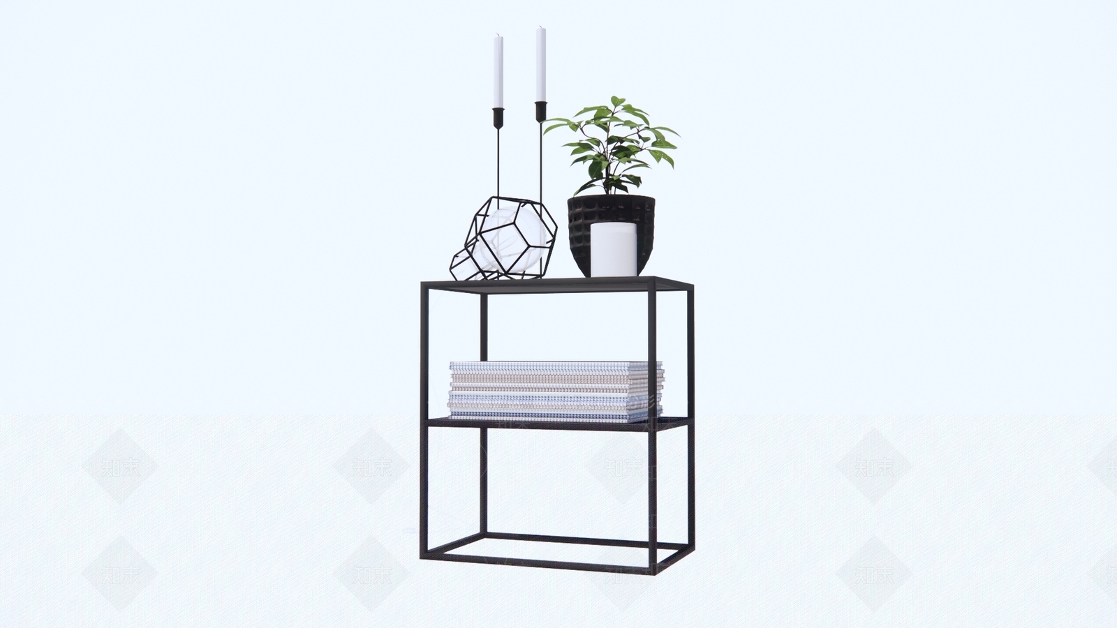 现代展示架SU模型下载【ID:299382591】