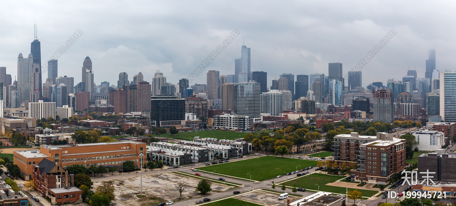 城市多云外景图贴图下载【ID:199945721】