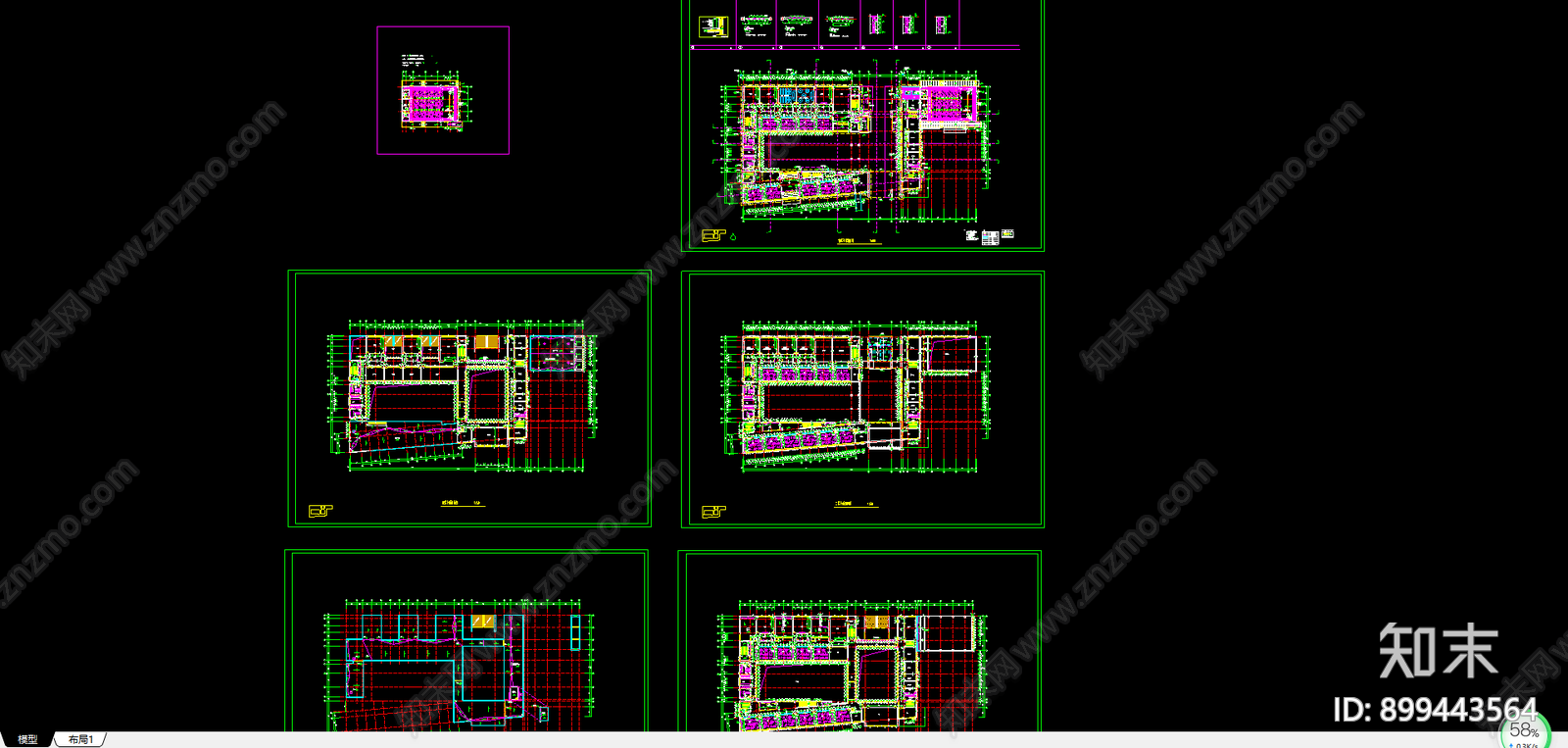 学校施工图下载【ID:899443564】
