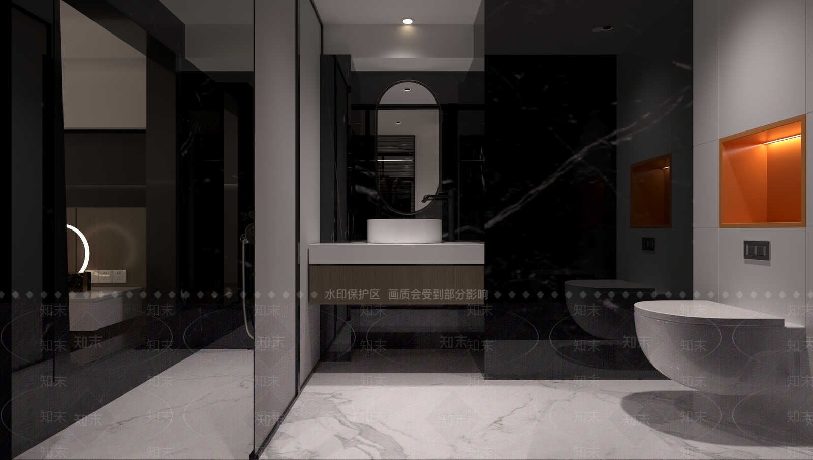 现代单身公寓3D模型下载【ID:999500766】
