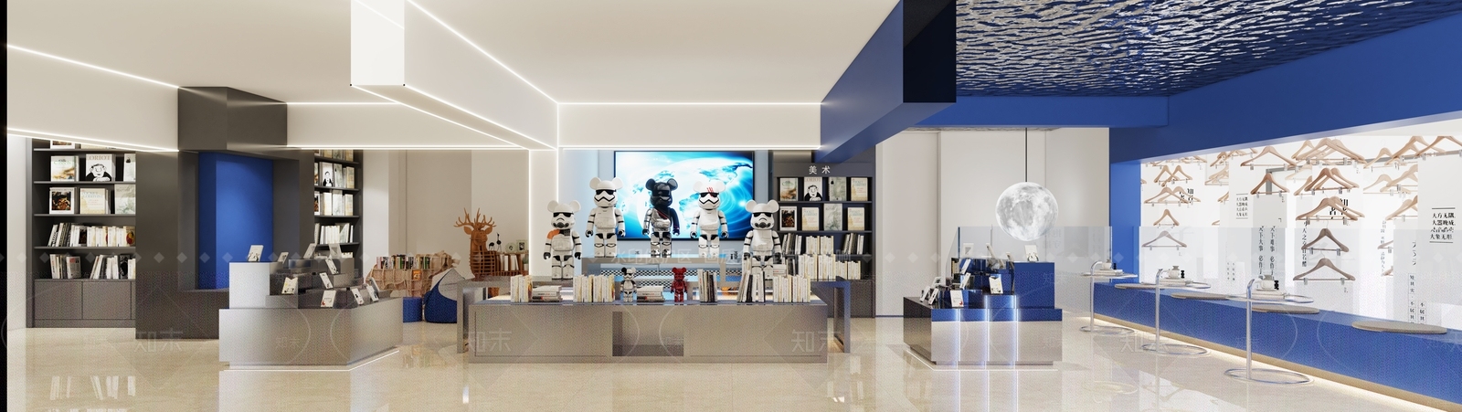 现代书店3D模型下载【ID:799506976】