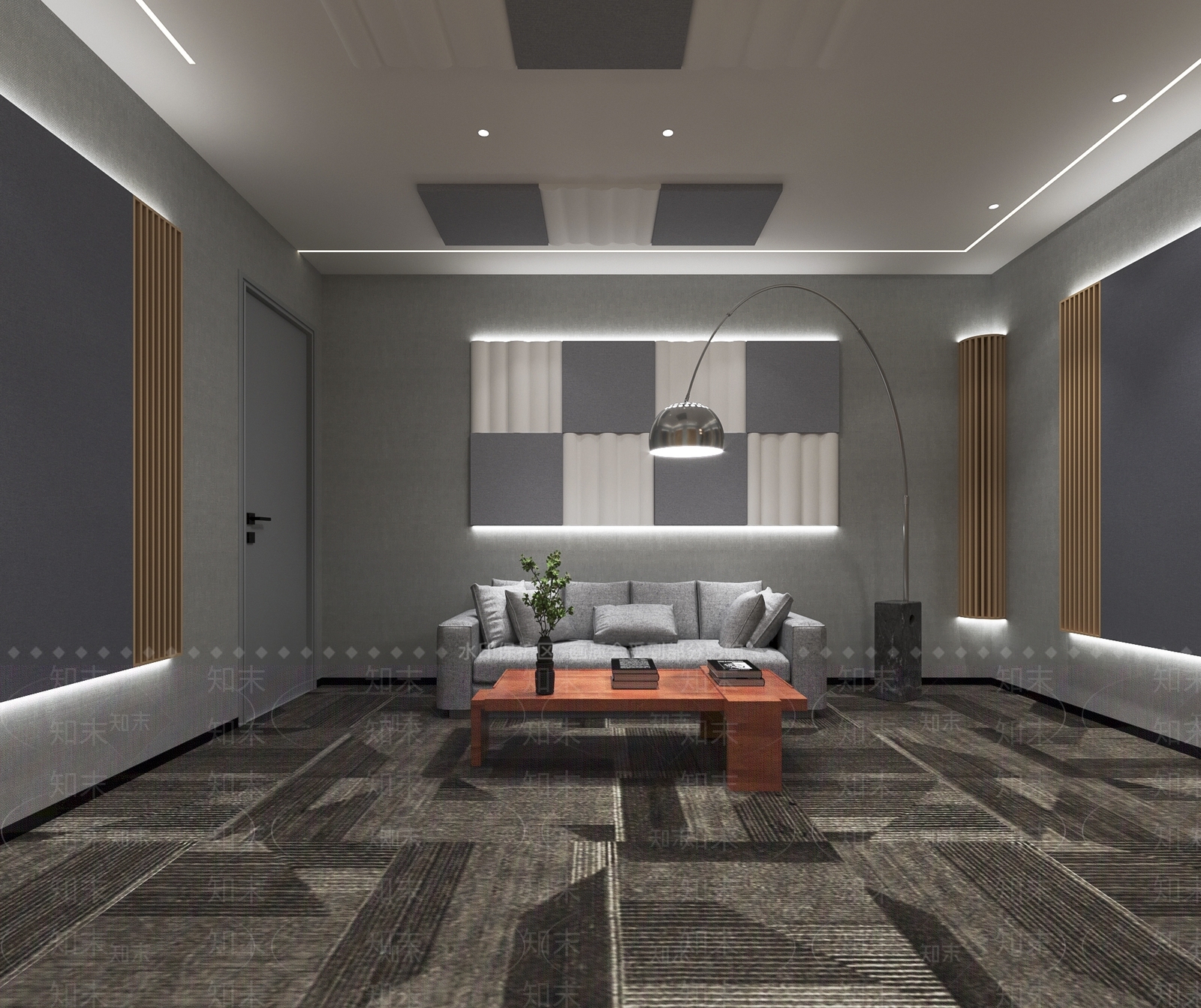 现代家居影音室3D模型下载【ID:299528504】