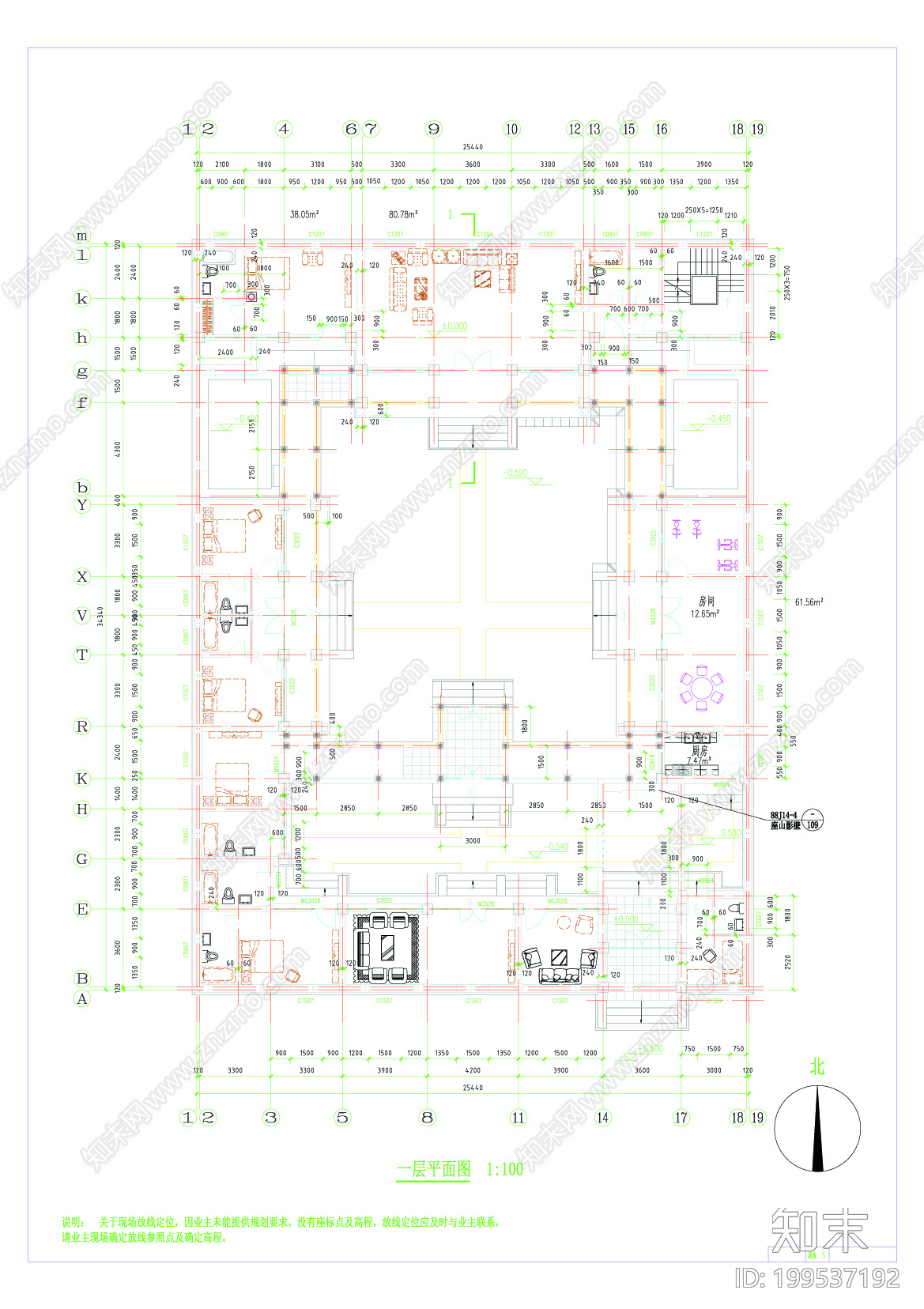 四合院cad施工图下载【ID:199537192】