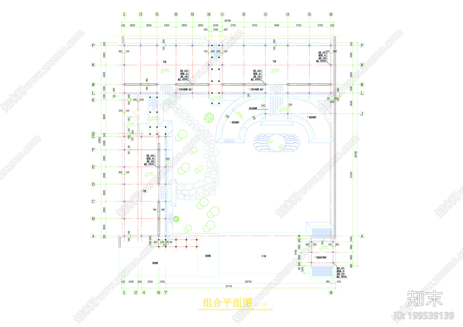 四合院cad施工图下载【ID:199539139】