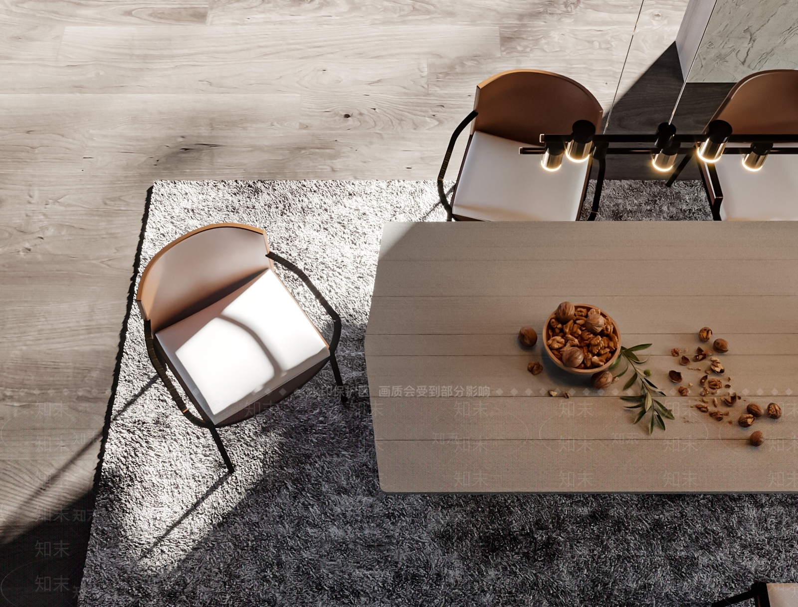 现代家居客厅3D模型下载【ID:1221991297】