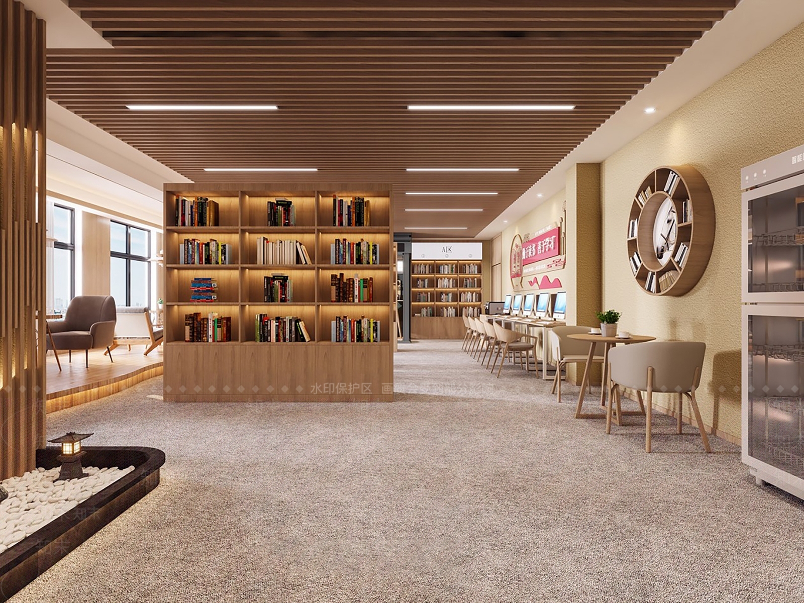 现代书店3D模型下载【ID:799572987】