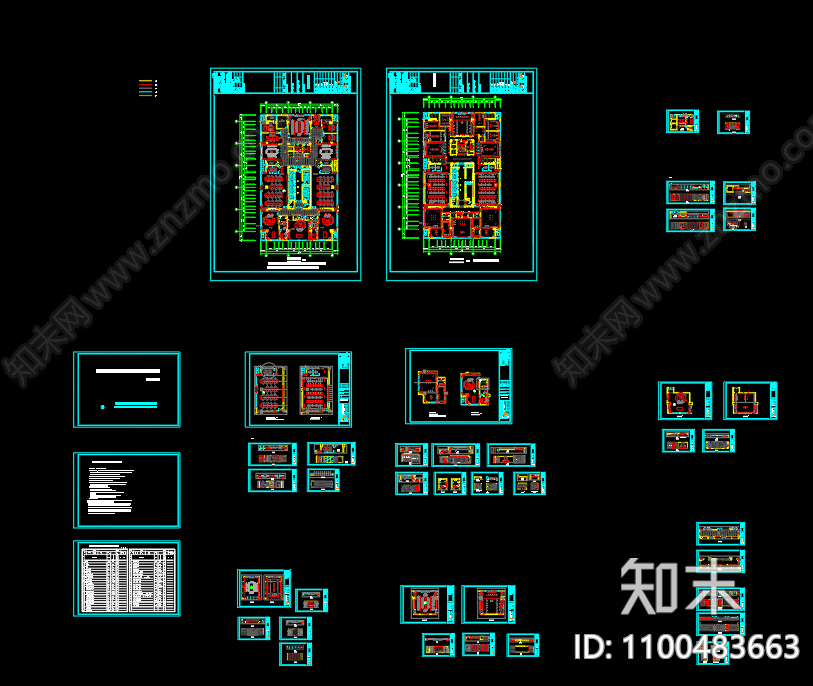 规划院装修cad施工图下载【ID:1100483663】