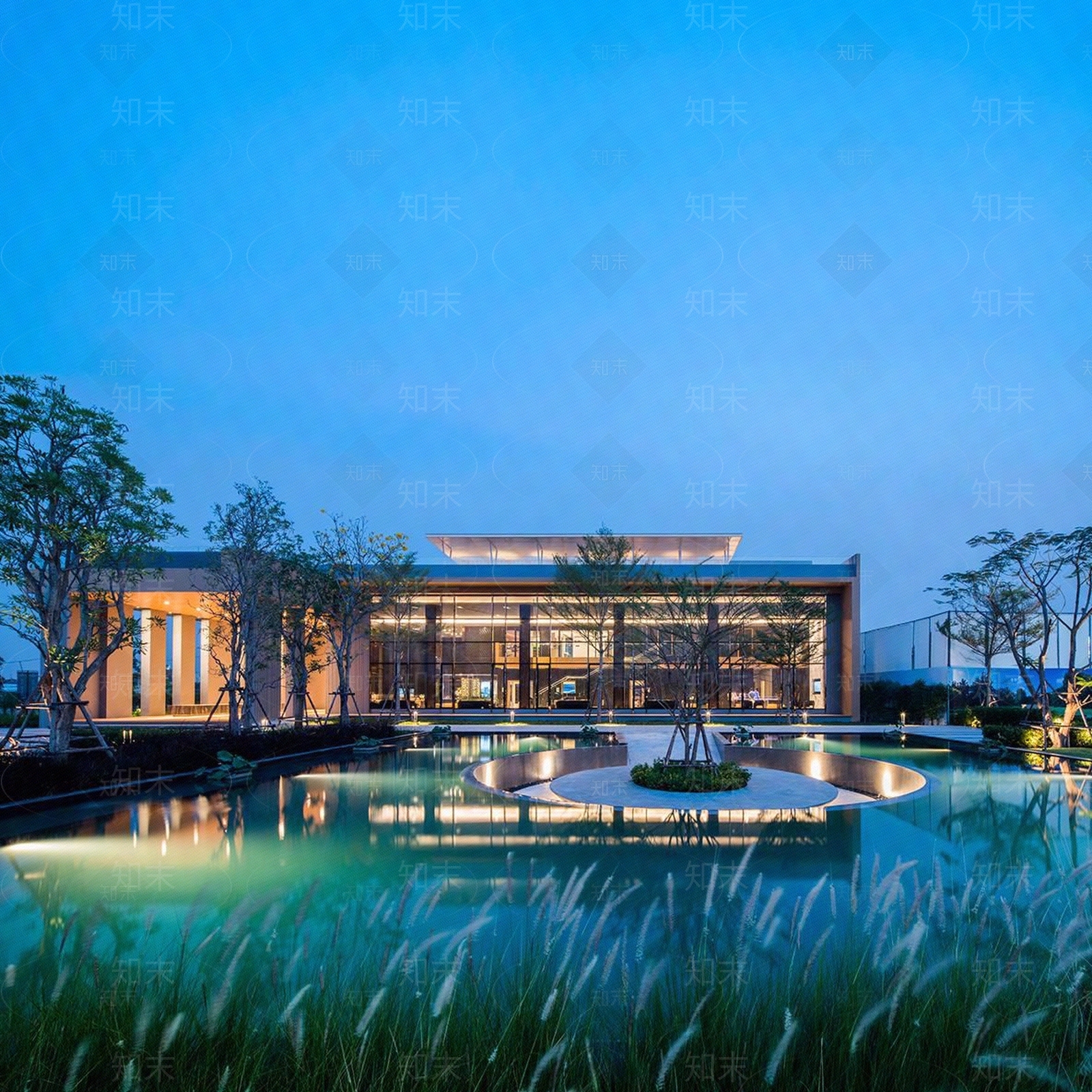 外景黄昏贴图贴图下载【ID:299644906】