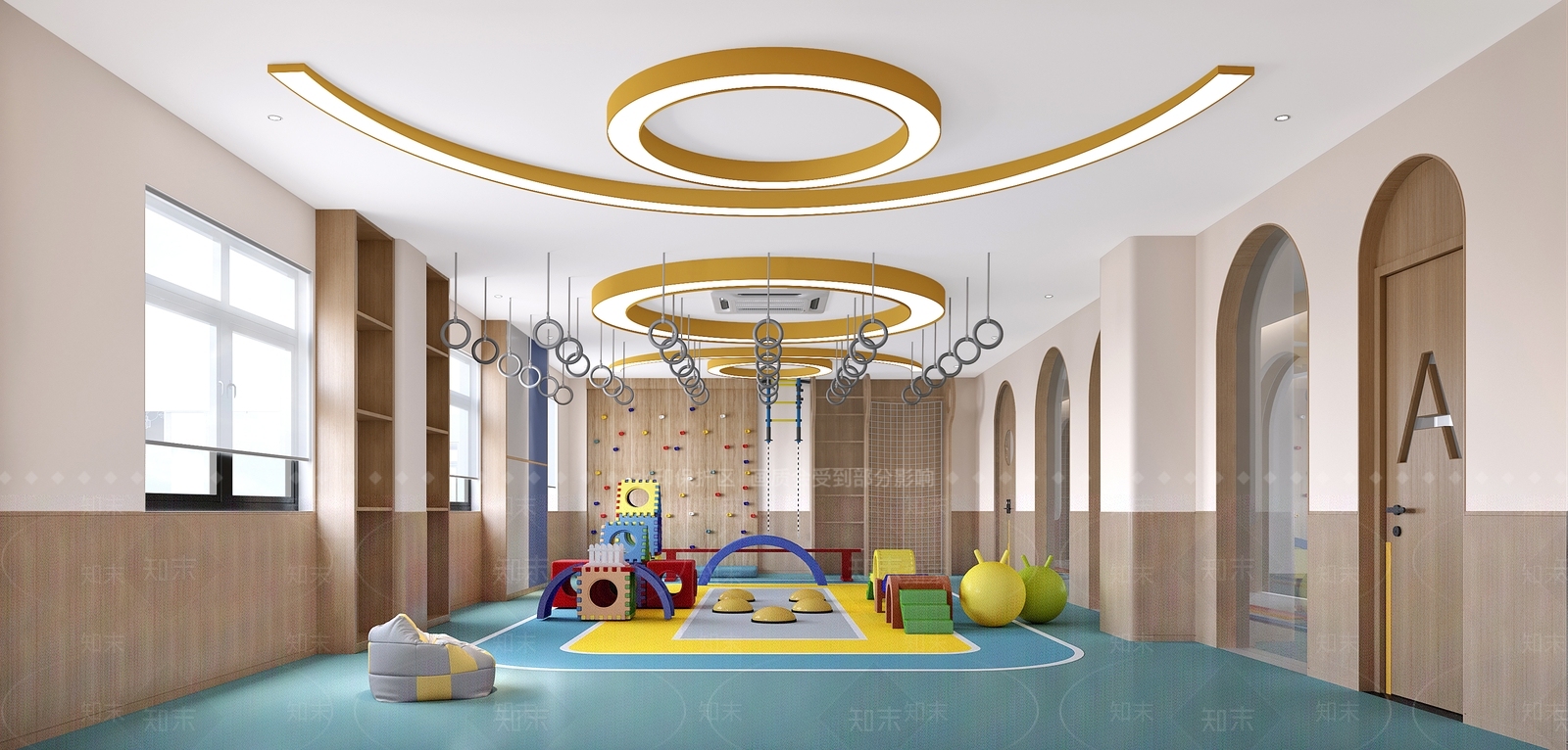 现代幼儿园3D模型下载【ID:399680934】