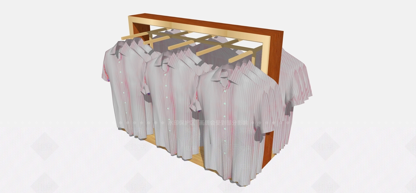现代服装SU模型下载【ID:999687739】