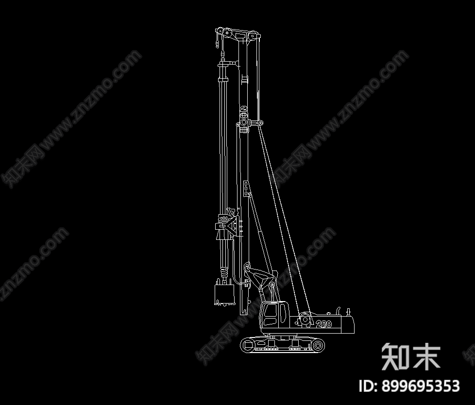 旋转钻机施工图下载【ID:899695353】