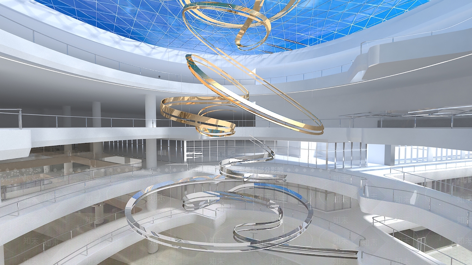 现代商场3D模型下载【ID:299697915】