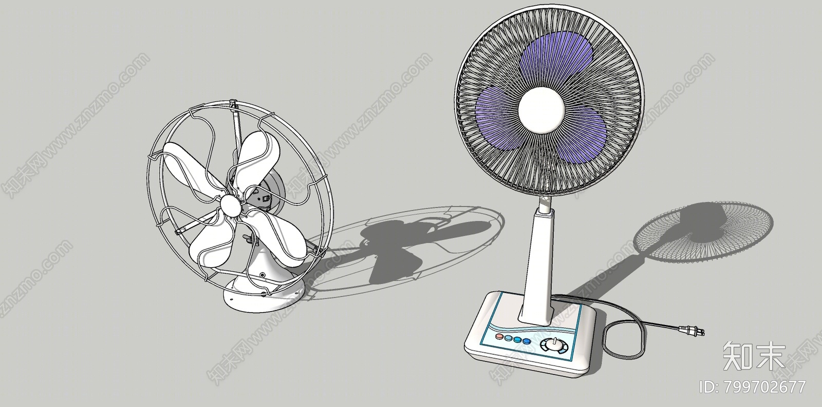 现代风扇SU模型下载【ID:799702677】