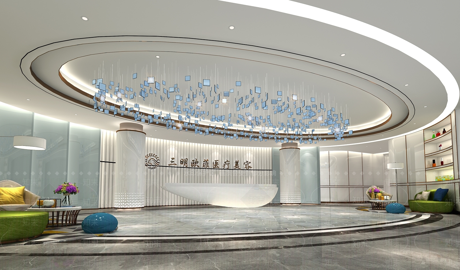 现代整形医院3D模型下载【ID:999730645】