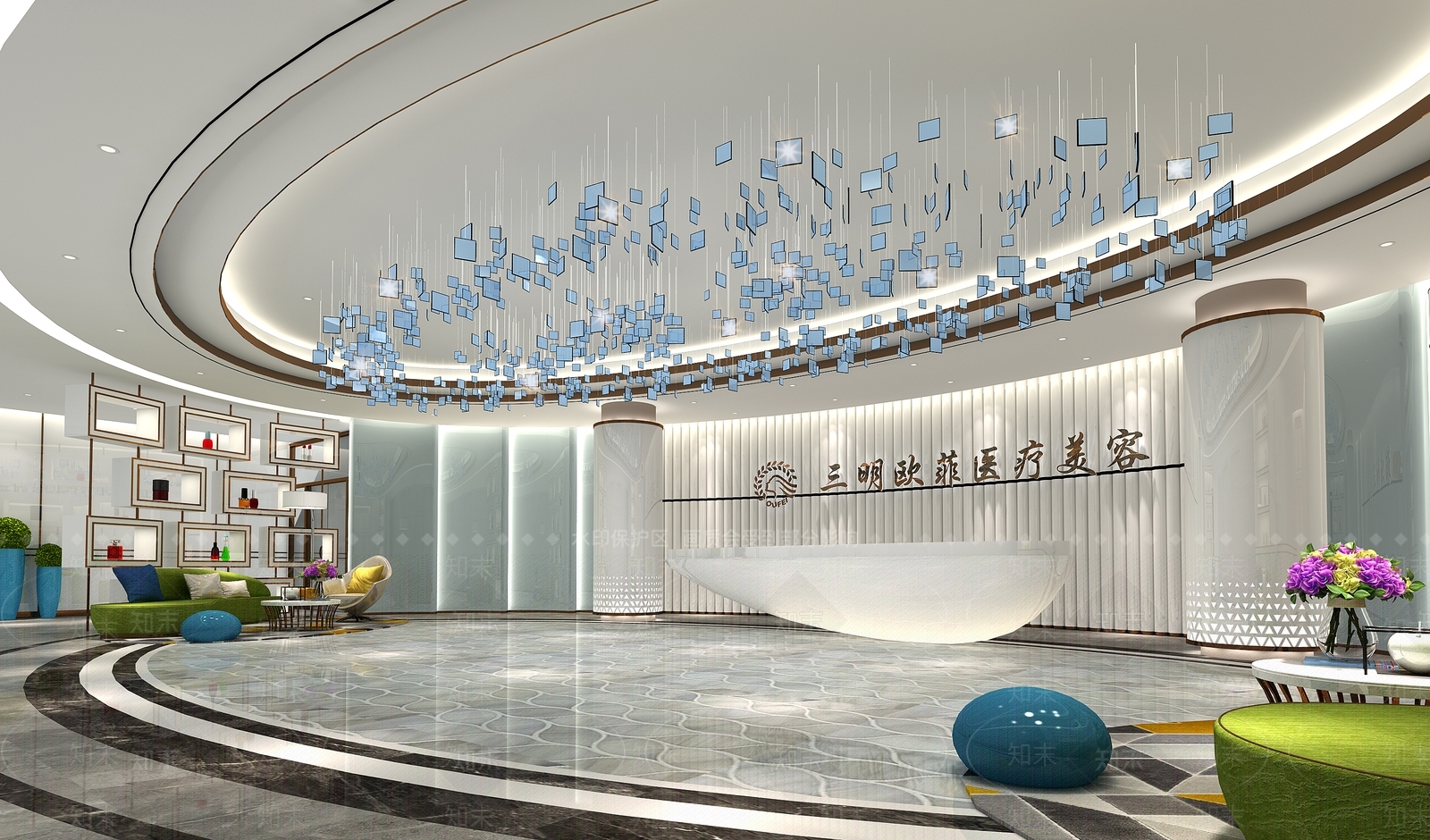 现代整形医院3D模型下载【ID:999730645】