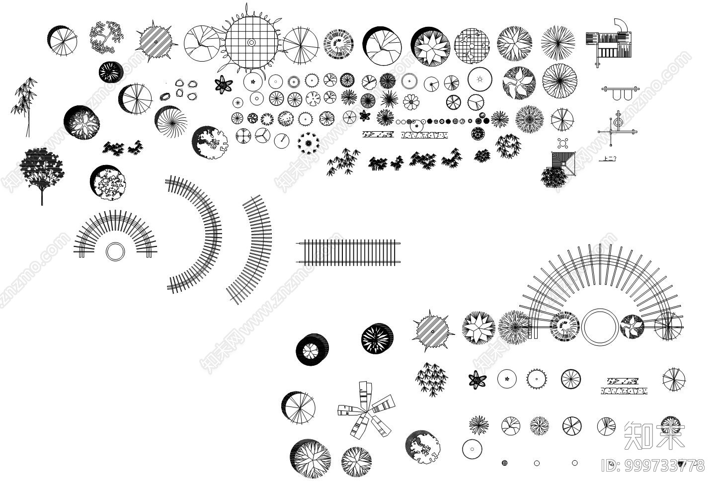 植物cad施工图下载【ID:999733778】