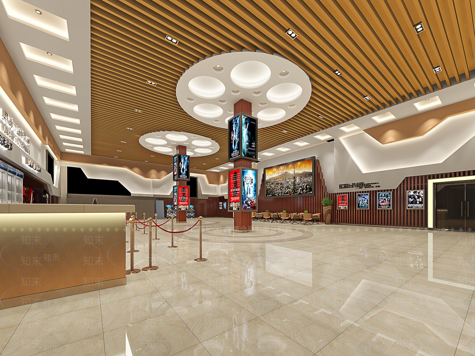 现代电影院3D模型下载【ID:599737146】