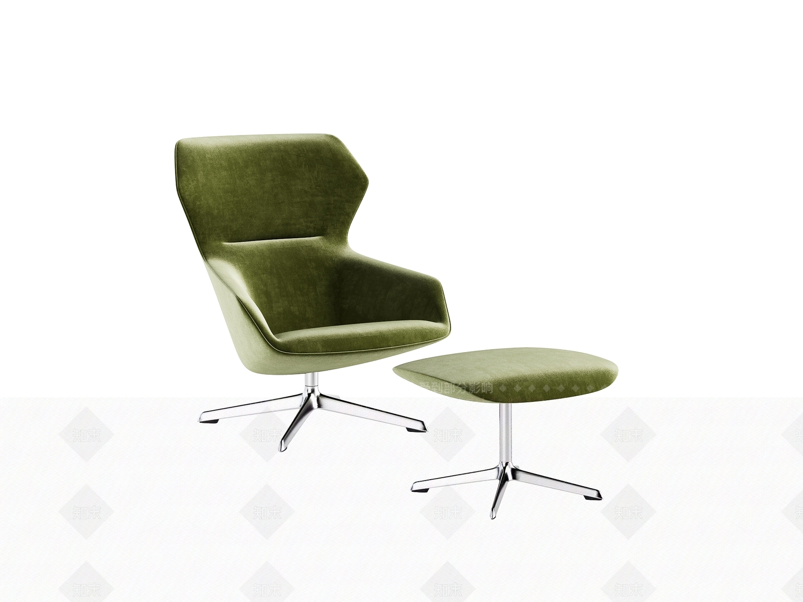 现代椅子凳子组合3D模型下载【ID:399746541】