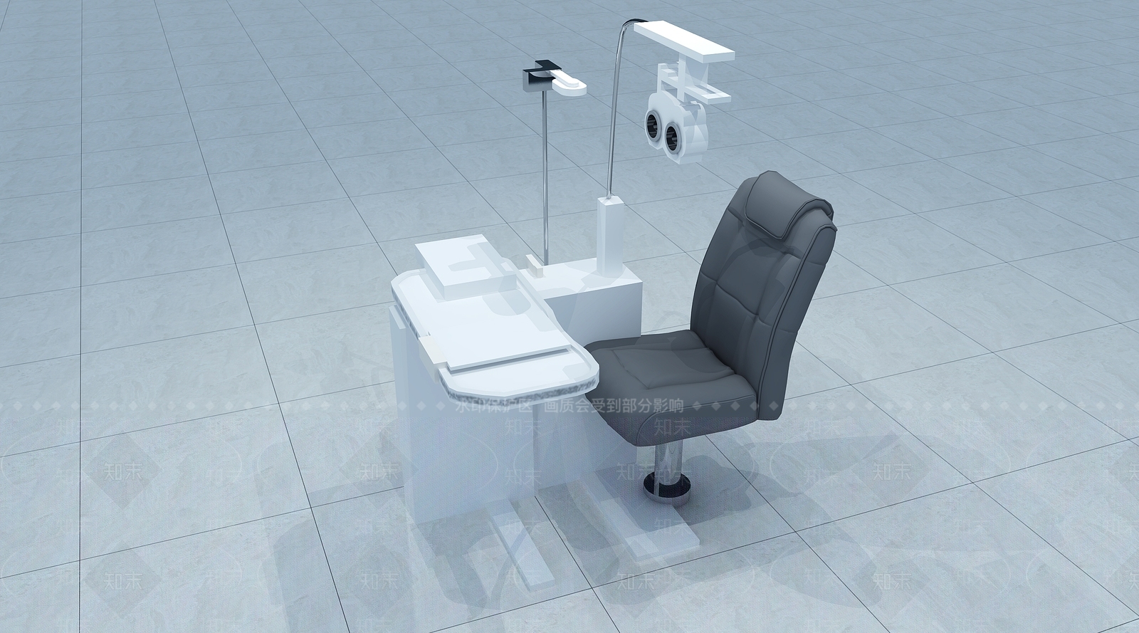 现代验光仪器3D模型下载【ID:399796154】