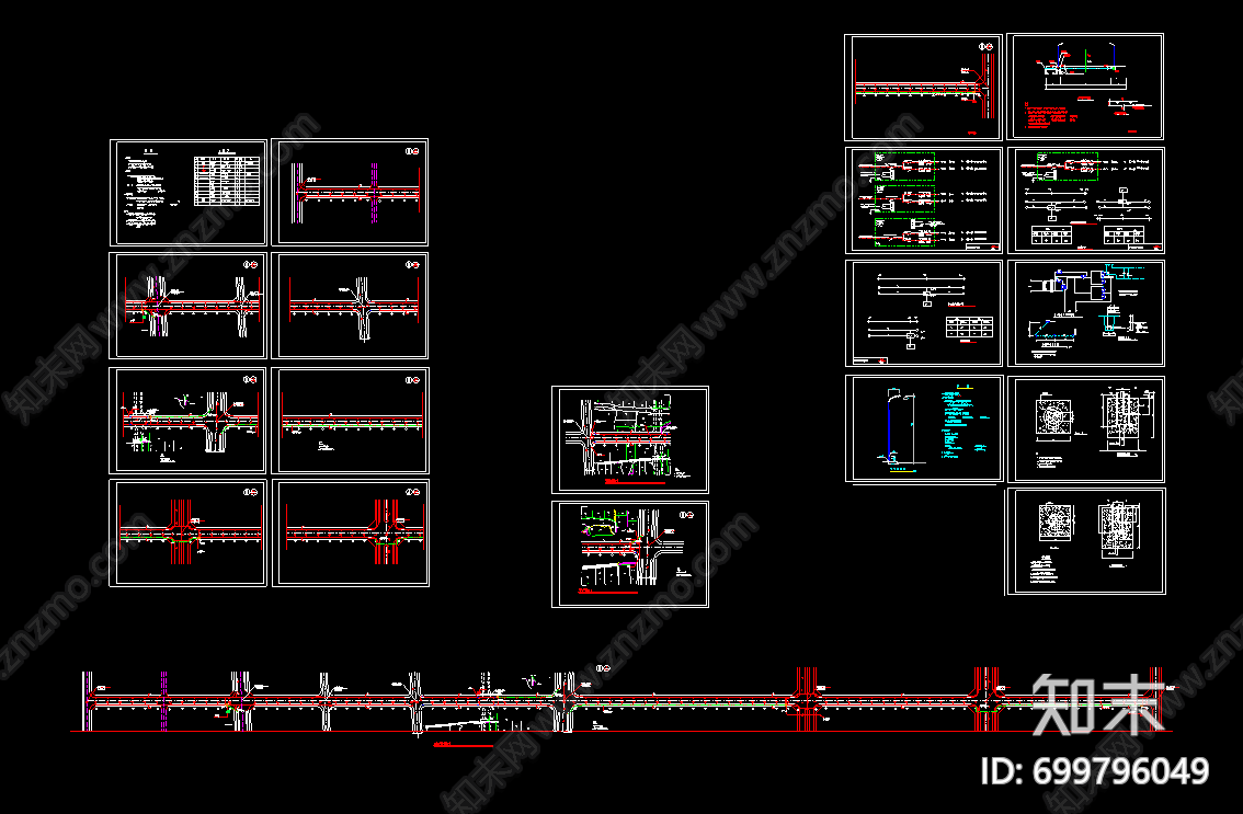 8米太阳能路灯施工图下载【ID:699796049】