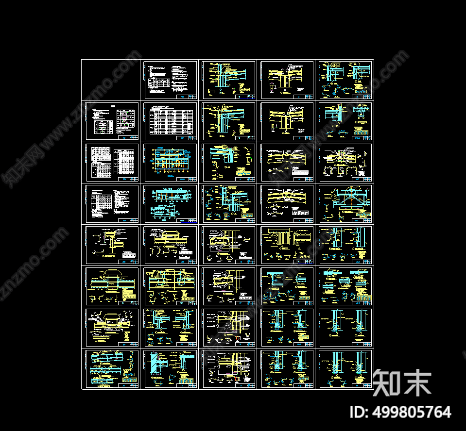 轻型金属压型钢板施工图下载【ID:499805764】