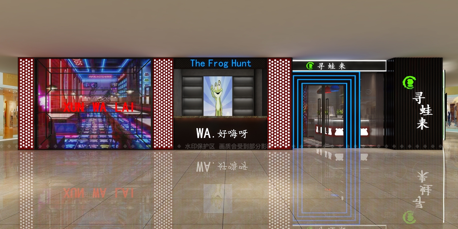 现代快餐厅3D模型下载【ID:299807691】