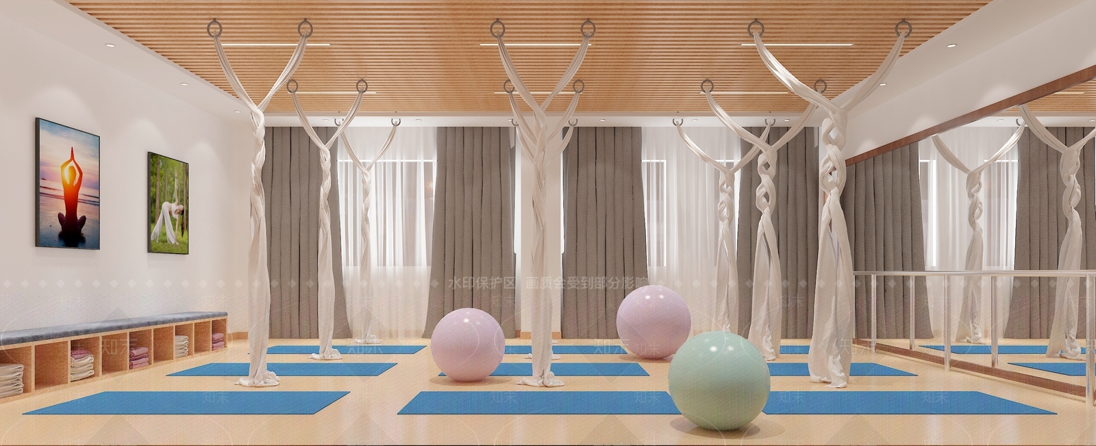现代健身房3D模型下载【ID:599809054】
