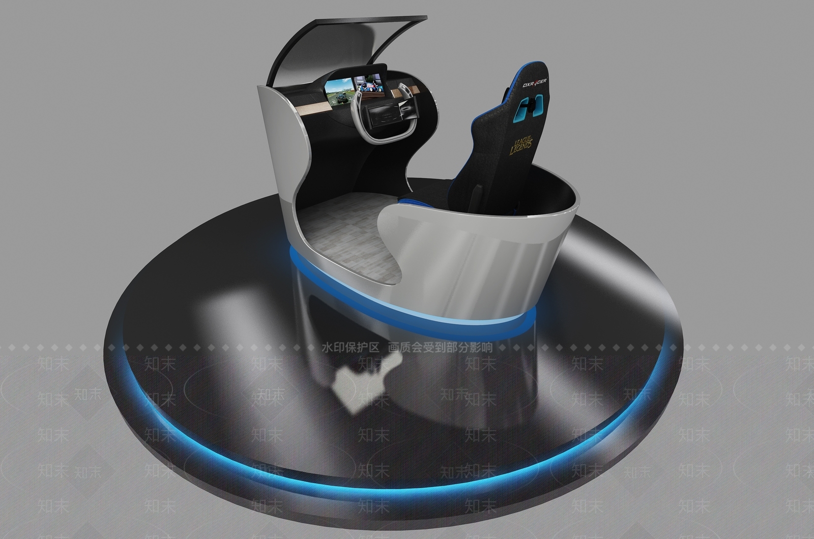 现代VR设备3D模型下载【ID:699859081】