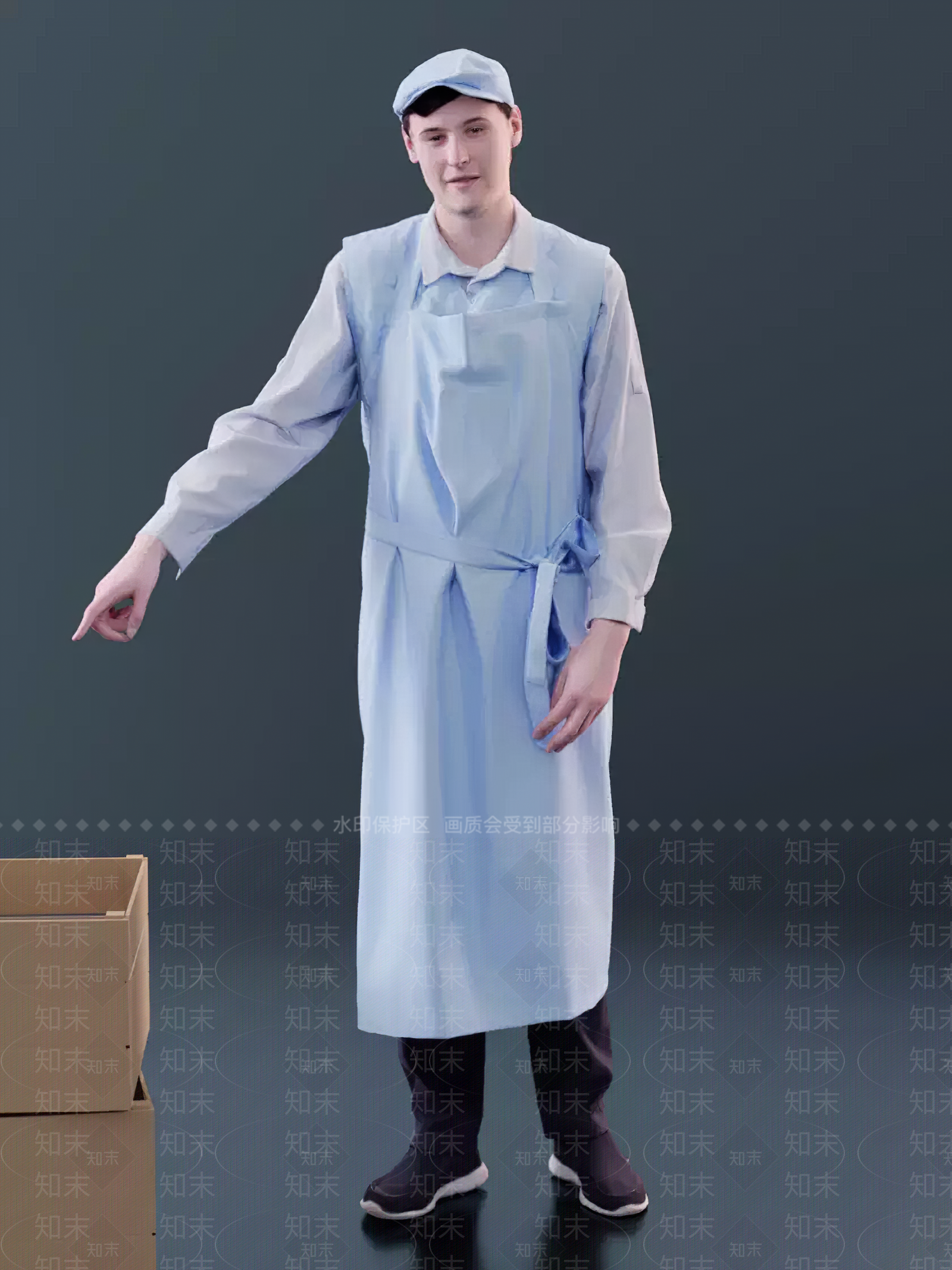 现代男人3D模型下载【ID:699873436】