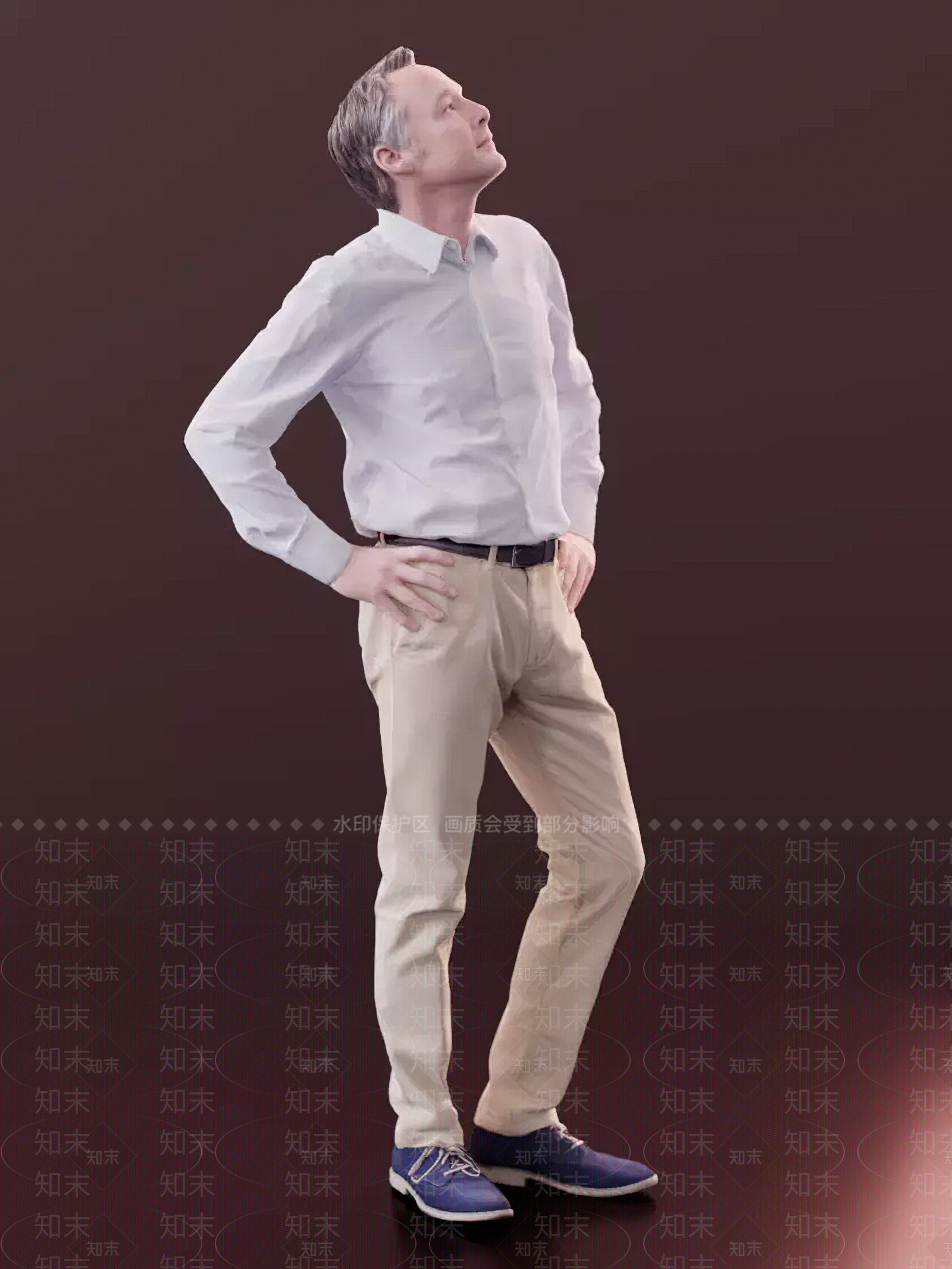 现代男人3D模型下载【ID:699877414】