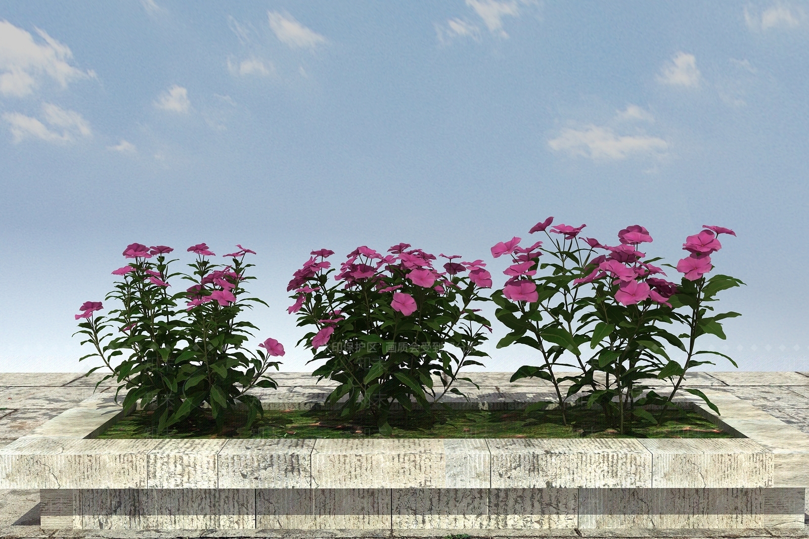现代花坛3D模型下载【ID:399885564】